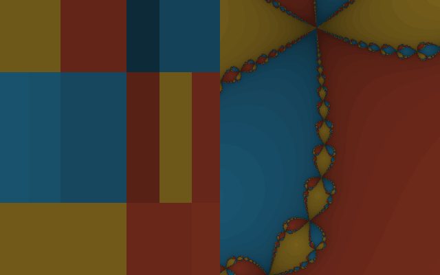 fp64 Newton fractal preview